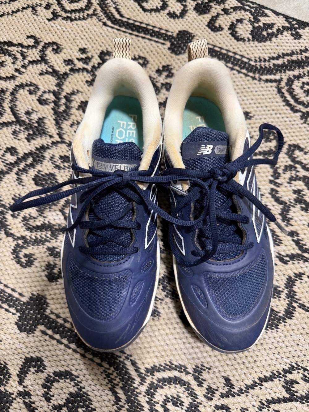 New Balance Fresh Foam X Velo v4 Softball Cleats Navy Women’s 8